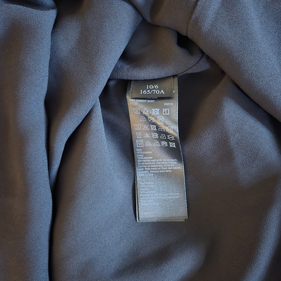 All Saints Women Rhea Ambient Pale Grey Asymmetrical Partially Lined Maxi Skirt - Picture 13 of 14